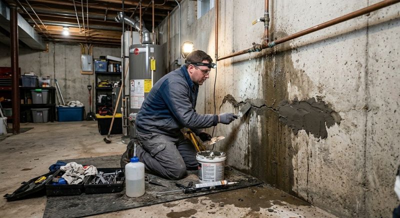 Basement Leak Repair in Fredericksburg, VA