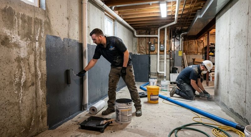 Basement Walls Waterproofing in Fredericksburg, VA