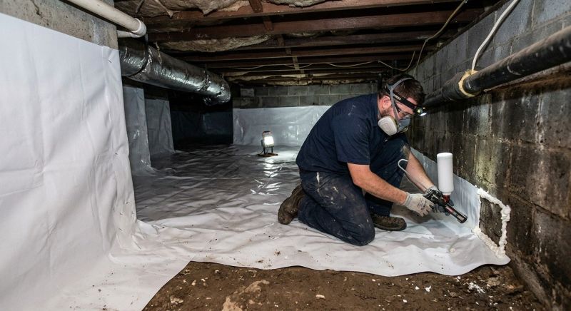Vapor Barrier Installation in Fredericksburg, VA